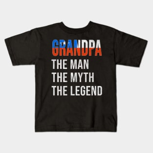 Grand Father Chilean Grandpa The Man The Myth The Legend - Gift for Chilean Dad With Roots From  Chile Kids T-Shirt